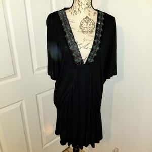 WEARABOUTS Embellished Swim Cover-up Dress …